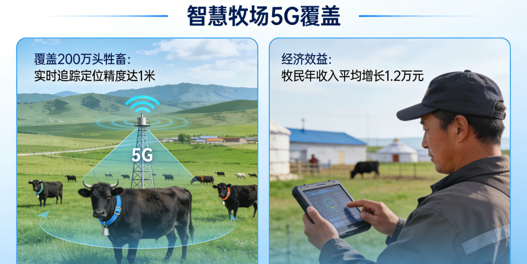 智慧牧場5G覆蓋 智慧牧場5G覆蓋